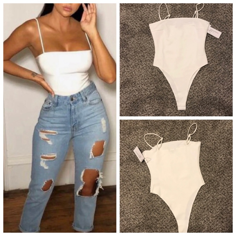 White Bodysuit M